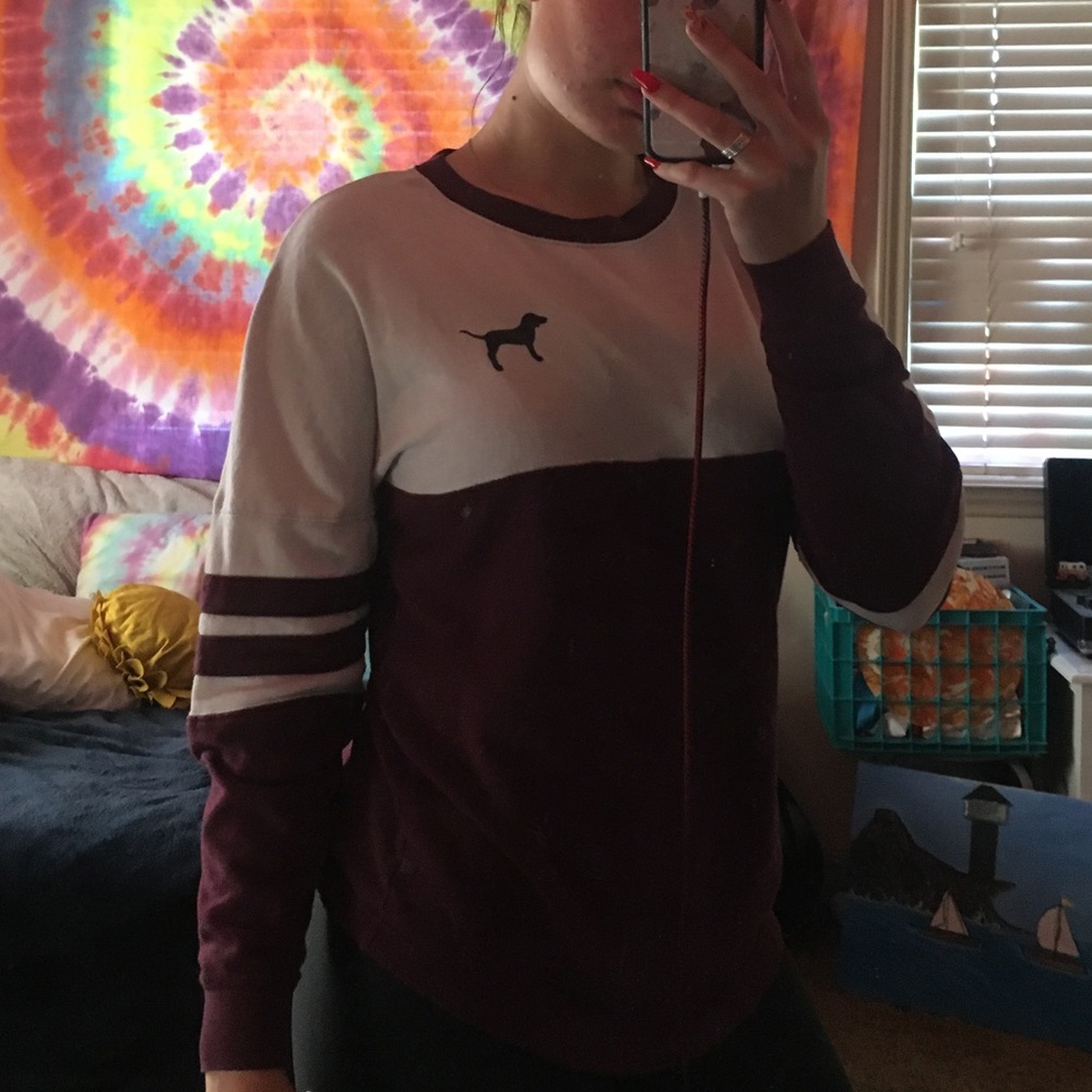 ❤️ PINK maroon sweater ❤️